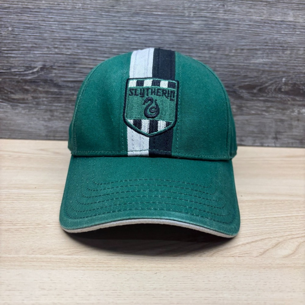 Slytherin Hat Cap Strap Back Mens Universal Harry Potter Quidditch Wizard